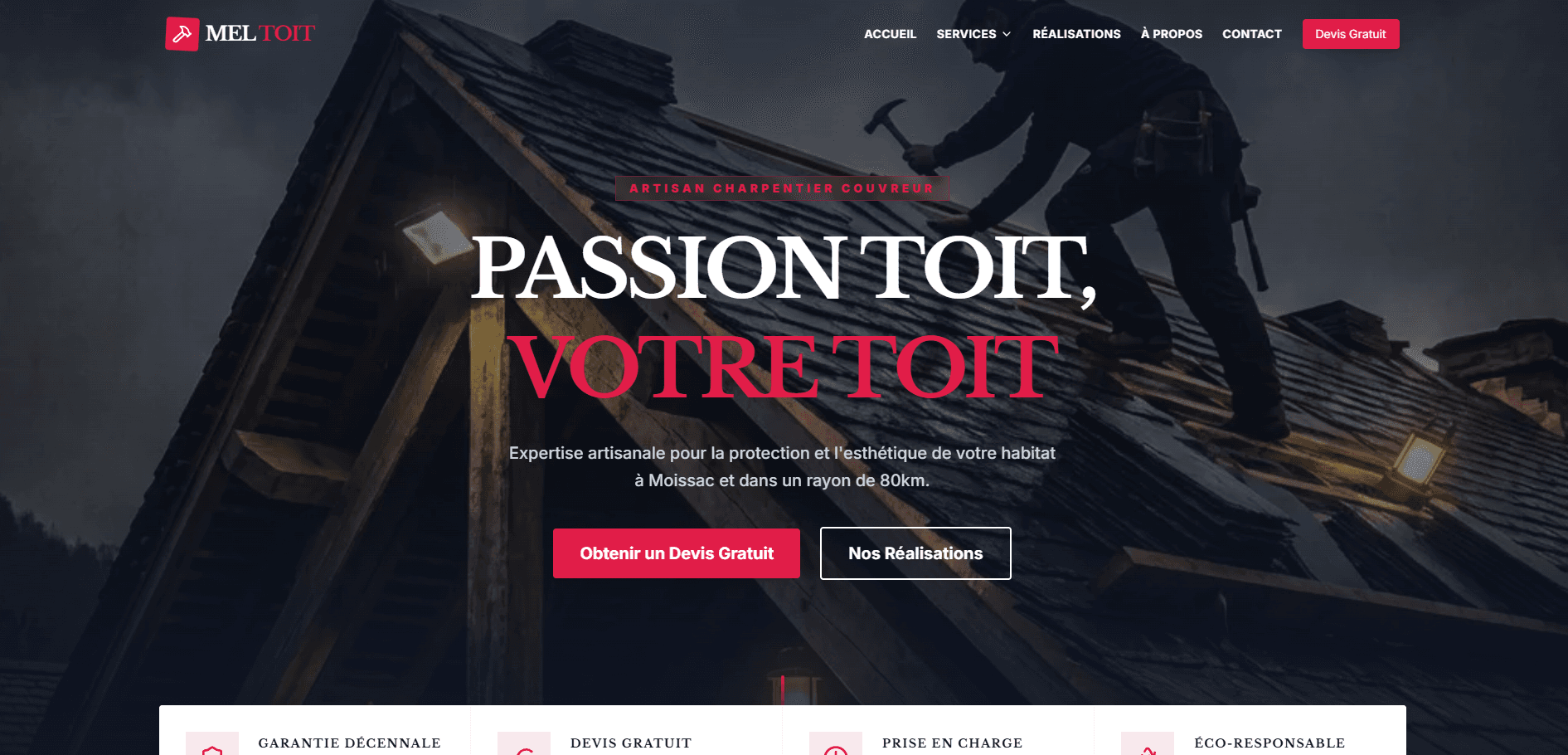 Aperçu du site Mel-toit